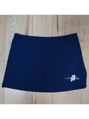 Prince Tennis Skort Navy Blue Built-In Shorts Athletic Sporty Logo Size S